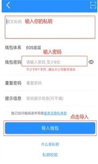 topay钱包界面展示