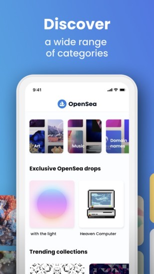 OpenSea中文NFT交易平台界面展示