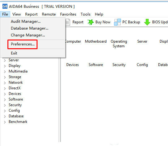 AIDA64中文界面设置教程
