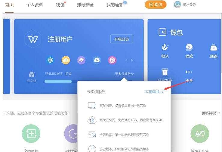 WPS云文档存储空间清理指南