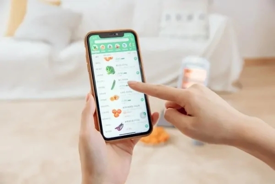叮咚买菜预约界面示意图