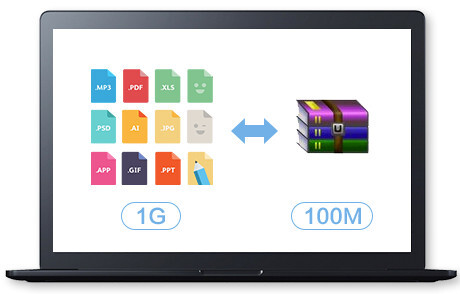 WinRAR软件操作界面示意图