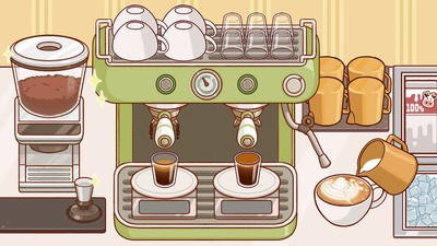 咖啡制作界面