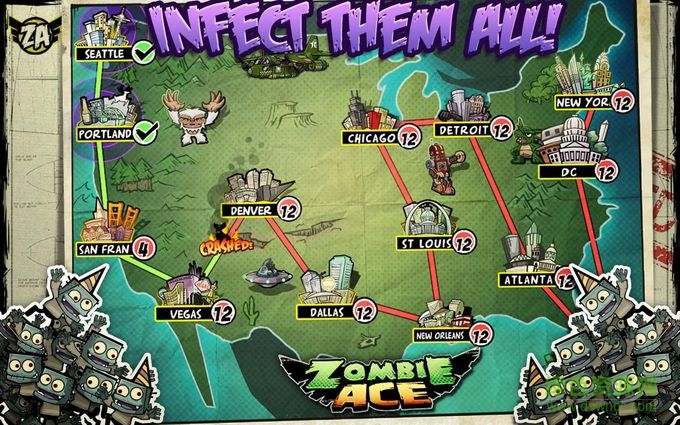 u738bu724cu50f5u5c38u98deu884cu5458u624bu6e38(Zombie Ace)