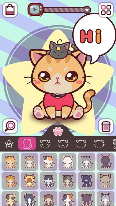 粉彩猫咪下载